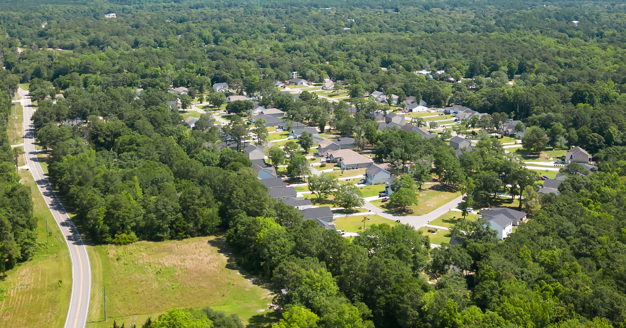 Residential community (Harbor Bay) – aerial view