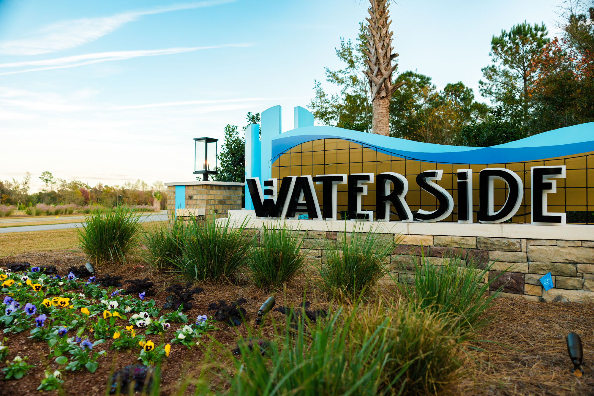 Waterside sign