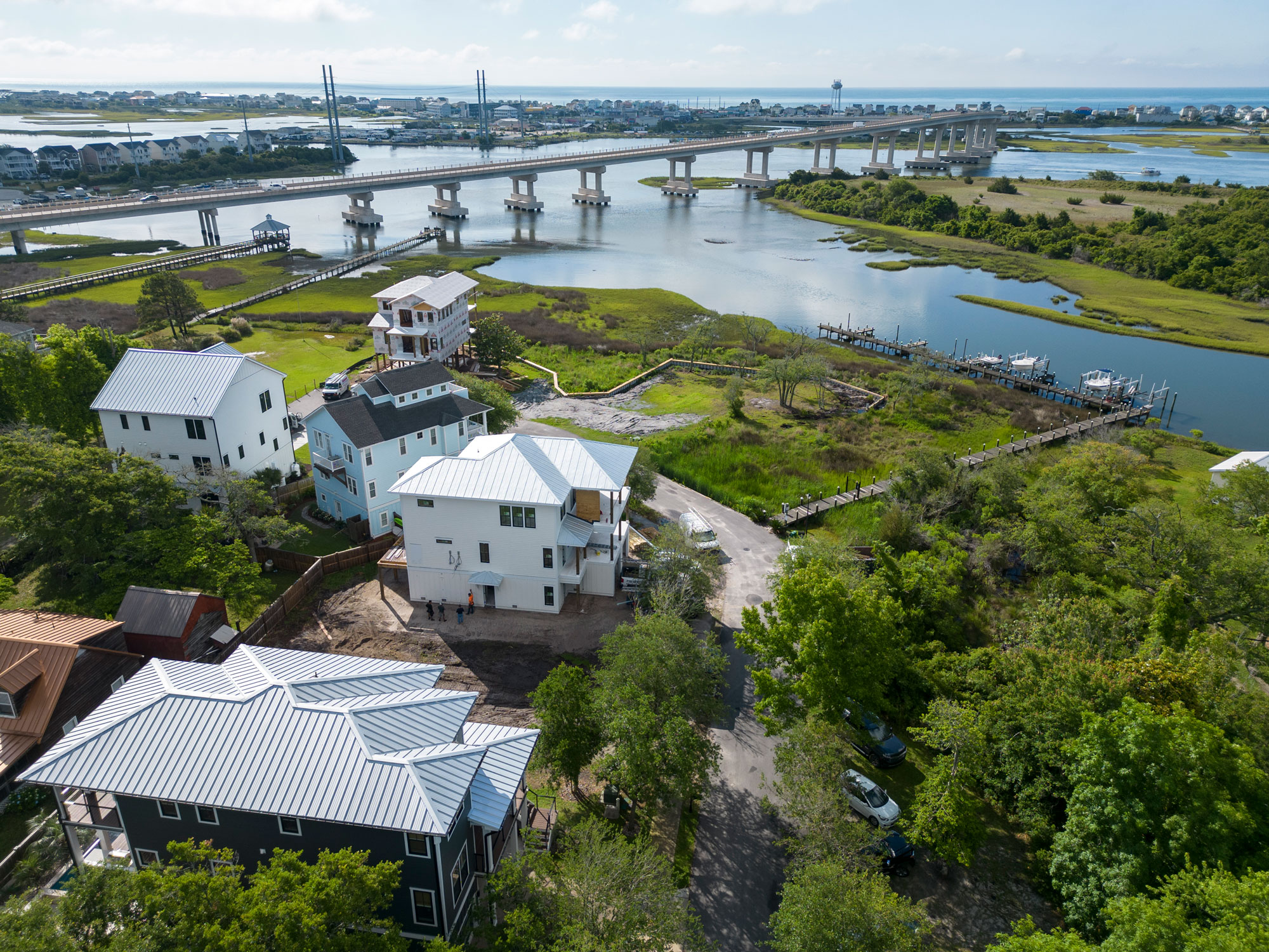 Aerial view of Diamond Point