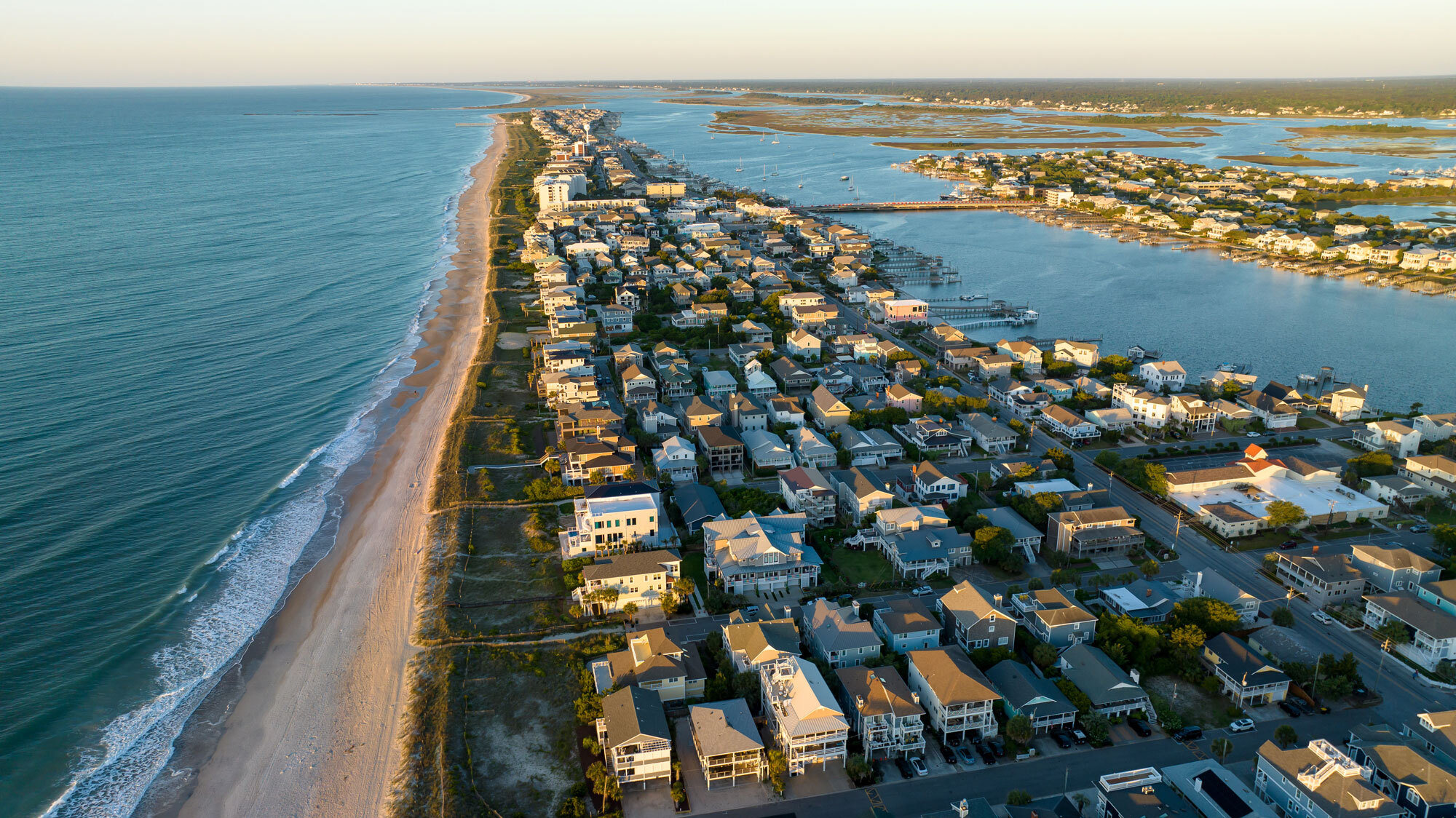 Wrightsville Beach aerial view